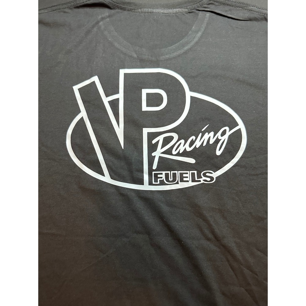 VP Racing Fuels Graphic T-Shirt Black Mens Size 2XL Short Sleeve Logo Tee